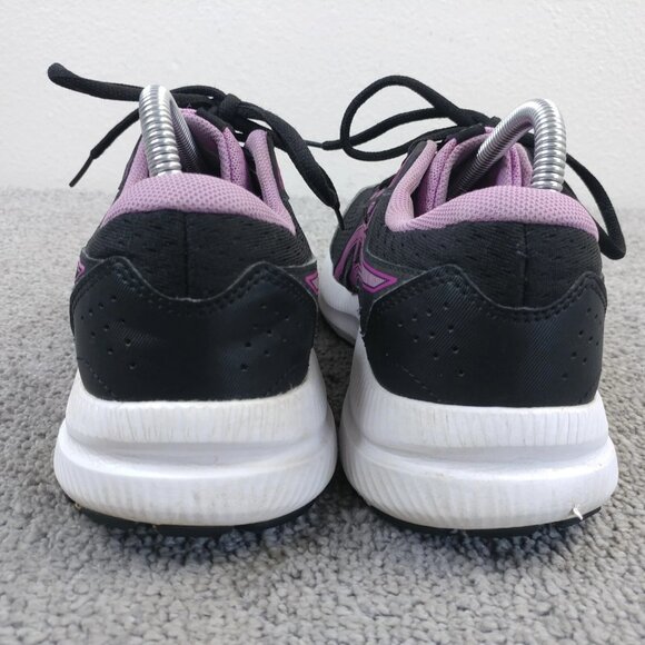 ASICS Gel Contend 8 Womens Size 9.5 Running Shoes Low Top Black Purple 1012B320 - Picture 8 of 10